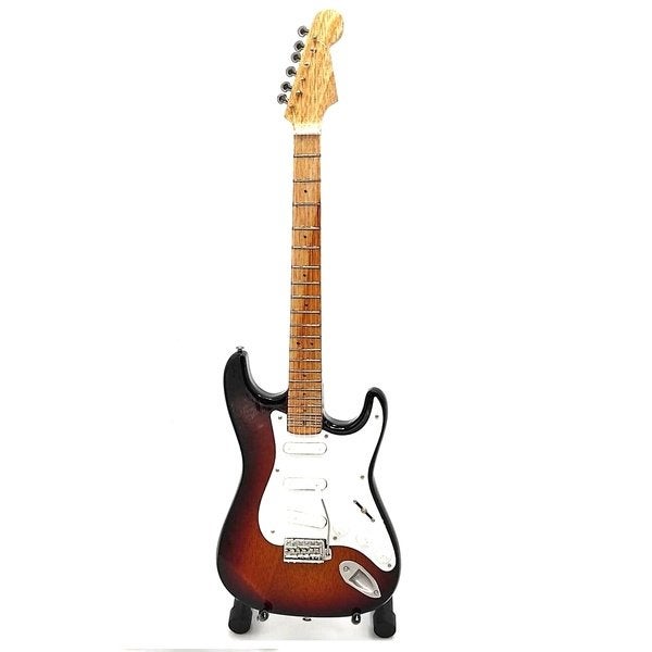 Jimi Hendrix gitaar bruin mini guitar 25cm miniatuur deco, Info@deconoord.nl, Deco Noord, Nieuw, Ophalen of Verzenden