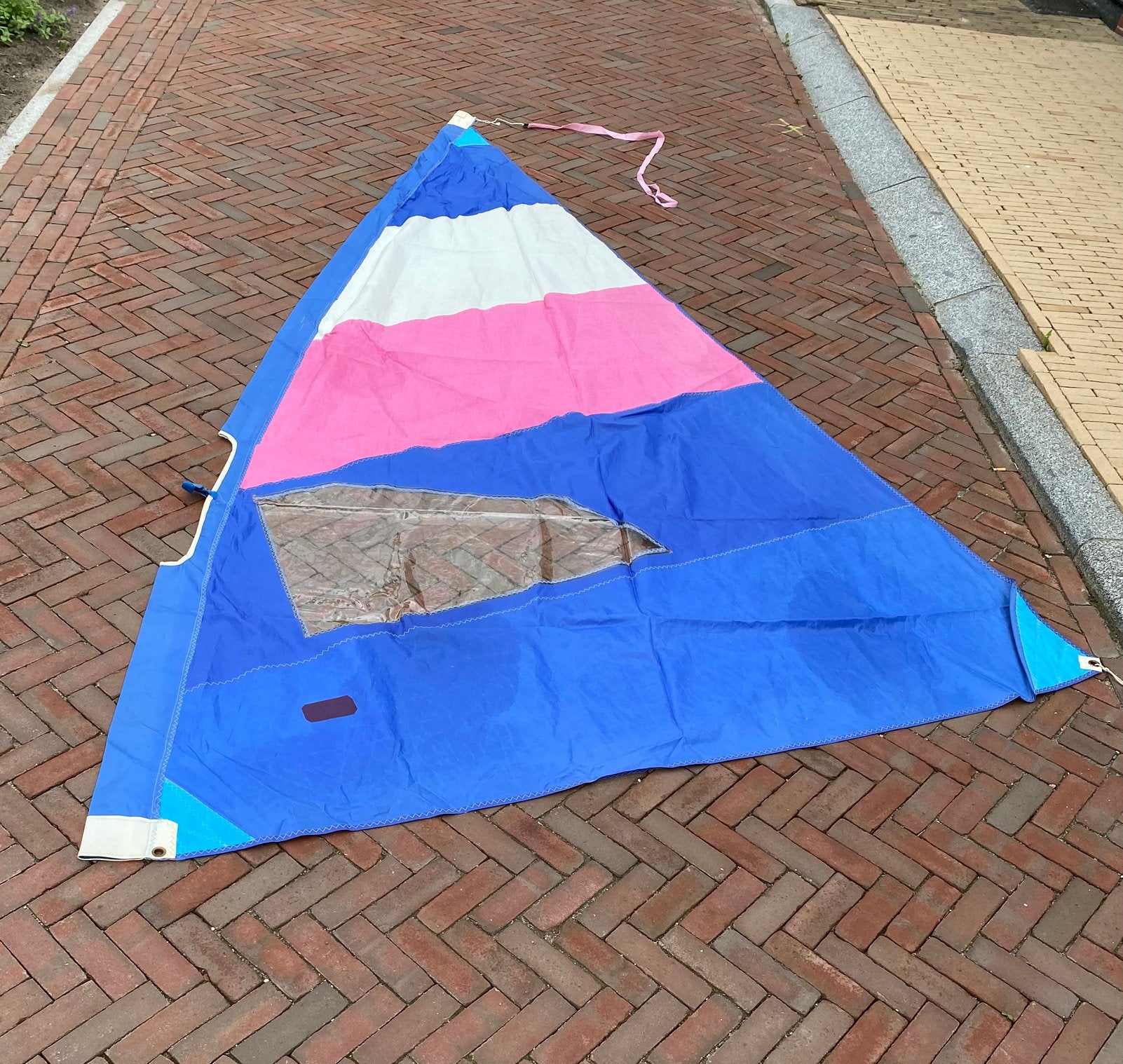 Surfzeil, Watersport en Boten, Windsurfen, Ophalen of Verzenden, Gebruikt, Zeil, 5 tot 6.5 m²