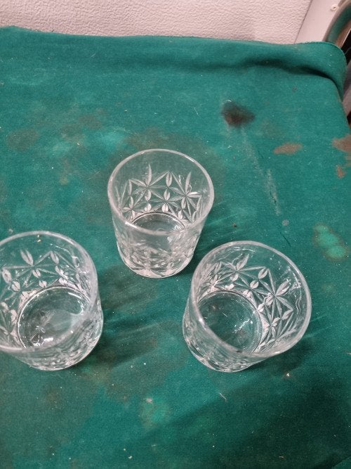 waterglazen drie stuks, Ophalen of Verzenden, 'T Olde Gre-j, Info@toldegrej.nl, Endepoelstraat 20f Didam