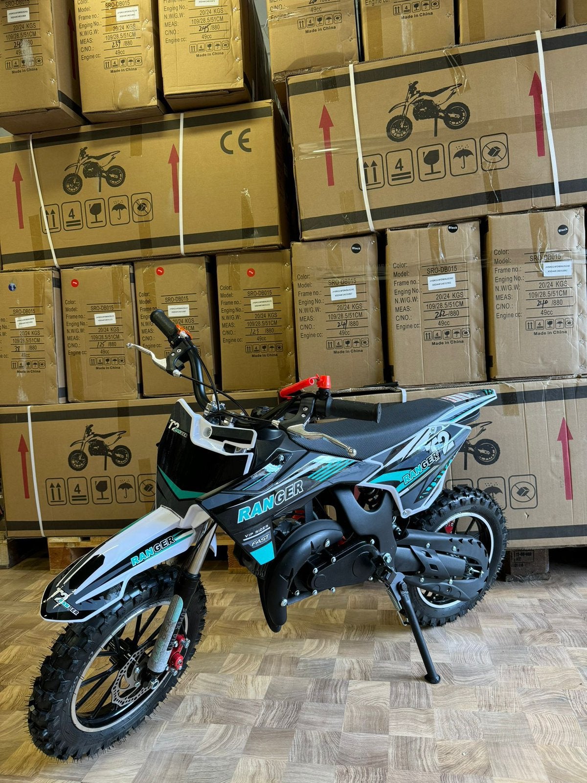 Stoere Mini Crosser – 49cc  (Nieuw in doos), Ophalen of Verzenden, Nieuw, 49 cc, Overige typen