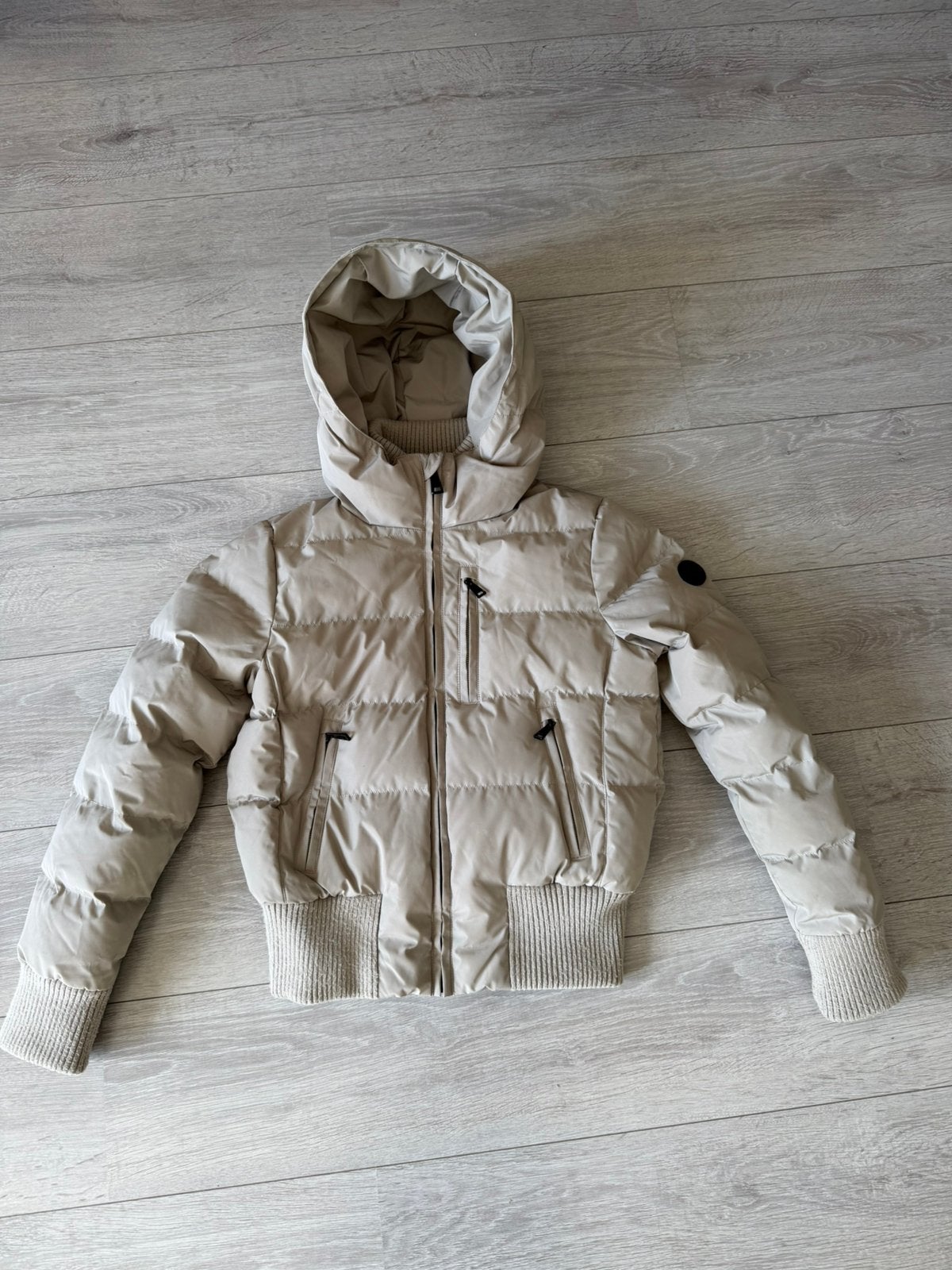 Airforce Tate Bomber winterjas | Beige / Sand, Kinderen en Baby's, Ophalen of Verzenden, Zo goed als nieuw, Meisje, Jas