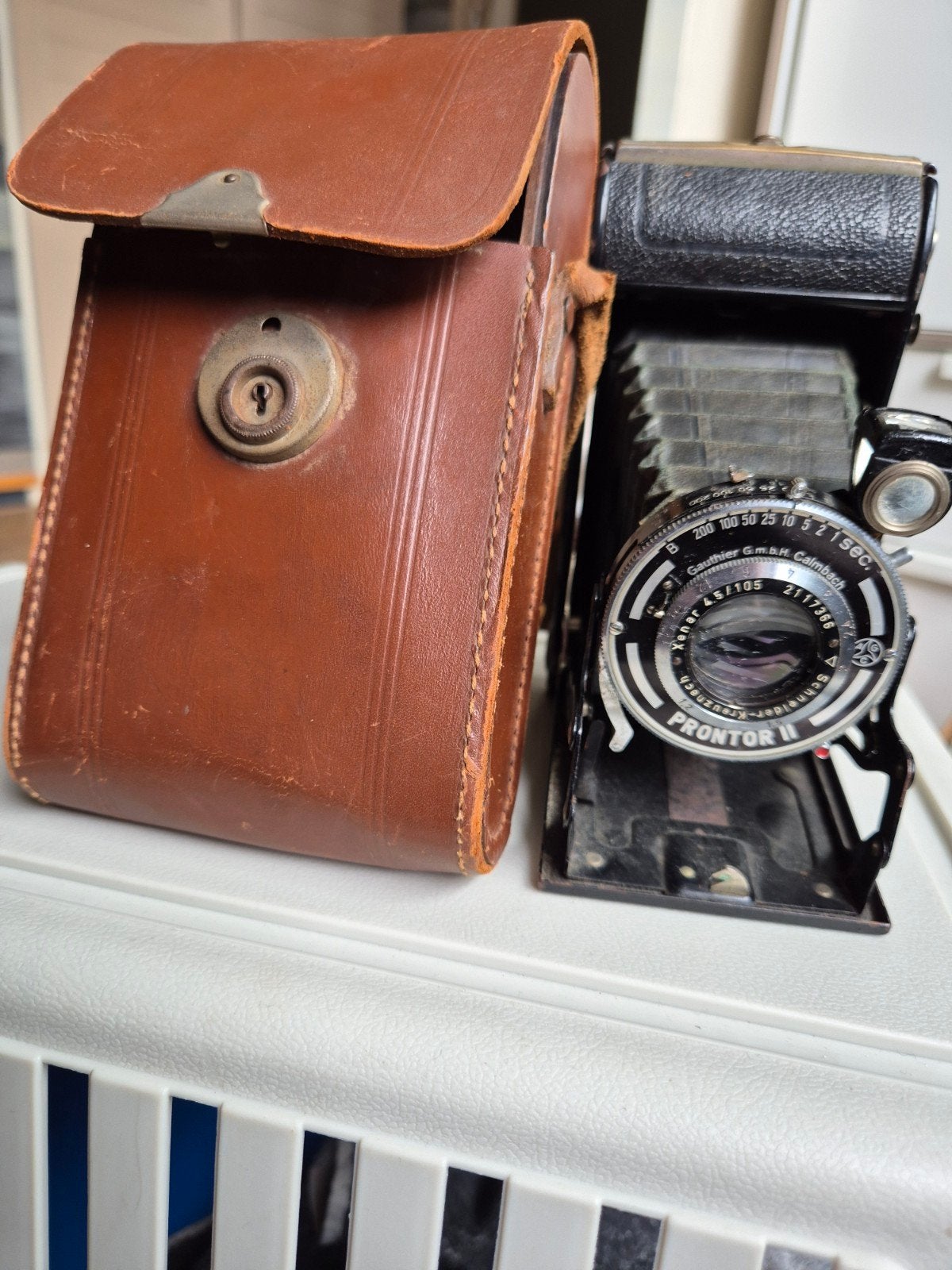 prontor II balgcamera wicgin, Verzamelen, Ophalen of Verzenden, Voor 1940, Lens of Lenzen