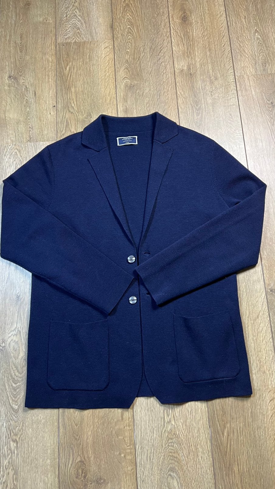Chatles Tyrwhitt Cardigan, Ophalen of Verzenden, Zo goed als nieuw, Blauw