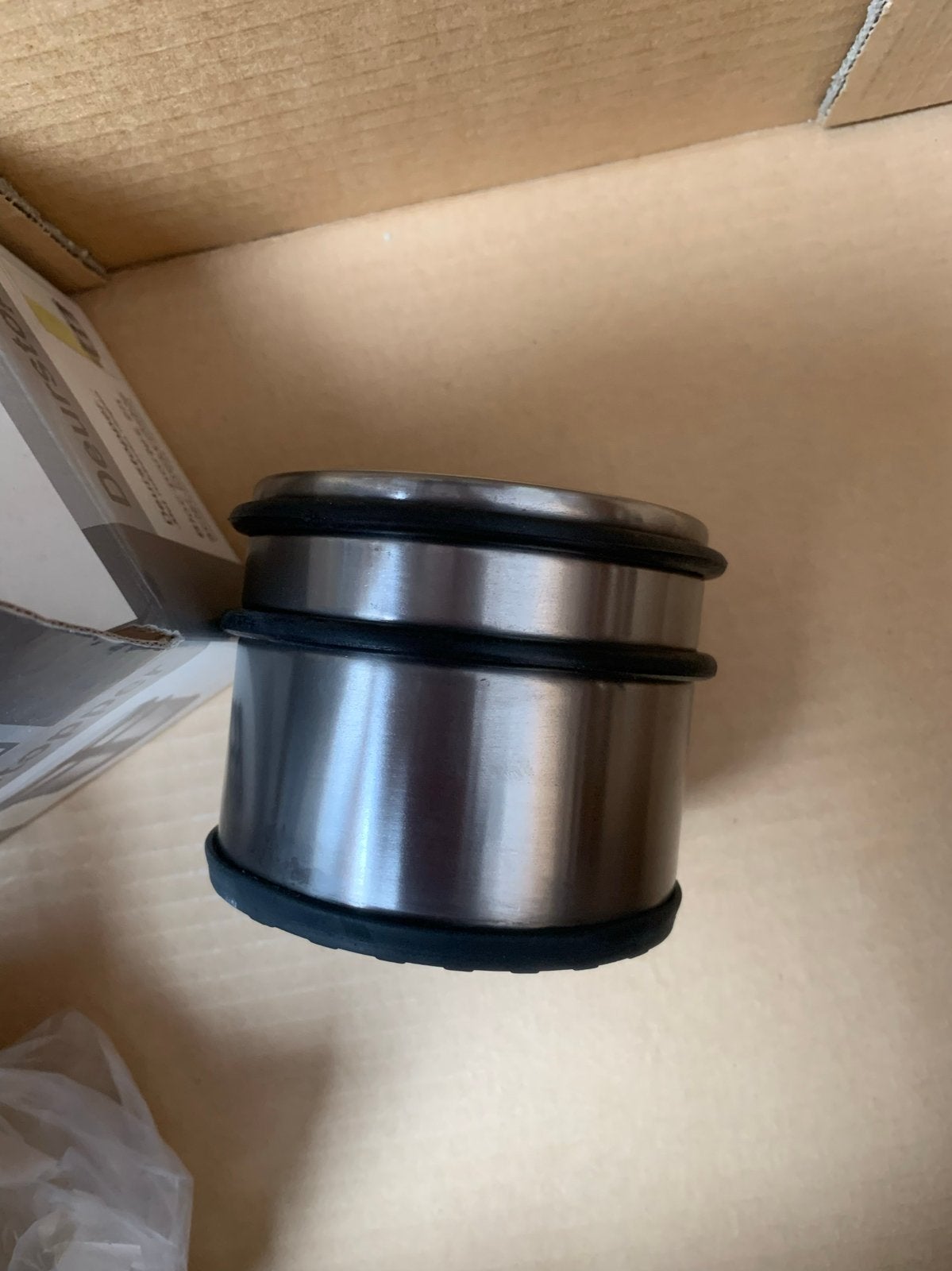 Deurstopper (nieuw) RVS met rubberen ringen, Binnen, Nieuw, Ophalen of Verzenden, Zilver
