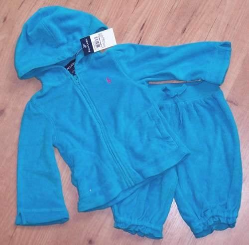 2-delig Ralph Lauren setje maat 74 NIEUW (5596) a, Kinderen en Baby's, Babykleding | Maat 74, Meisje, Nieuw, Ophalen of Verzenden