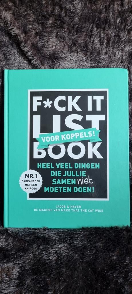 Jacob & Haver - F*CK-it list book voor koppels, Ophalen of Verzenden, Zo goed als nieuw, Jacob & Haver