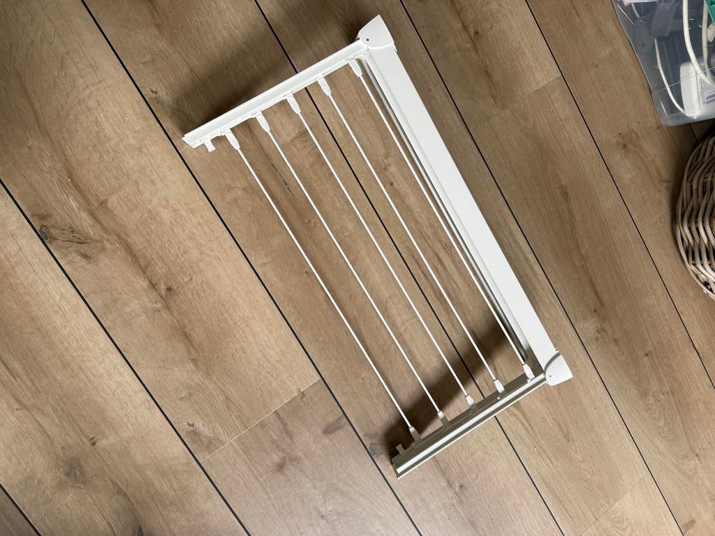 Leifheit wasrek voor aan de muur - Compact en handig, Tuin en Terras, Ophalen, Gebruikt, Wasrek
