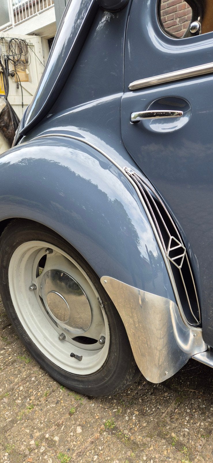 Renault Oldtimer 4CV 1956 Grijs, foto 4