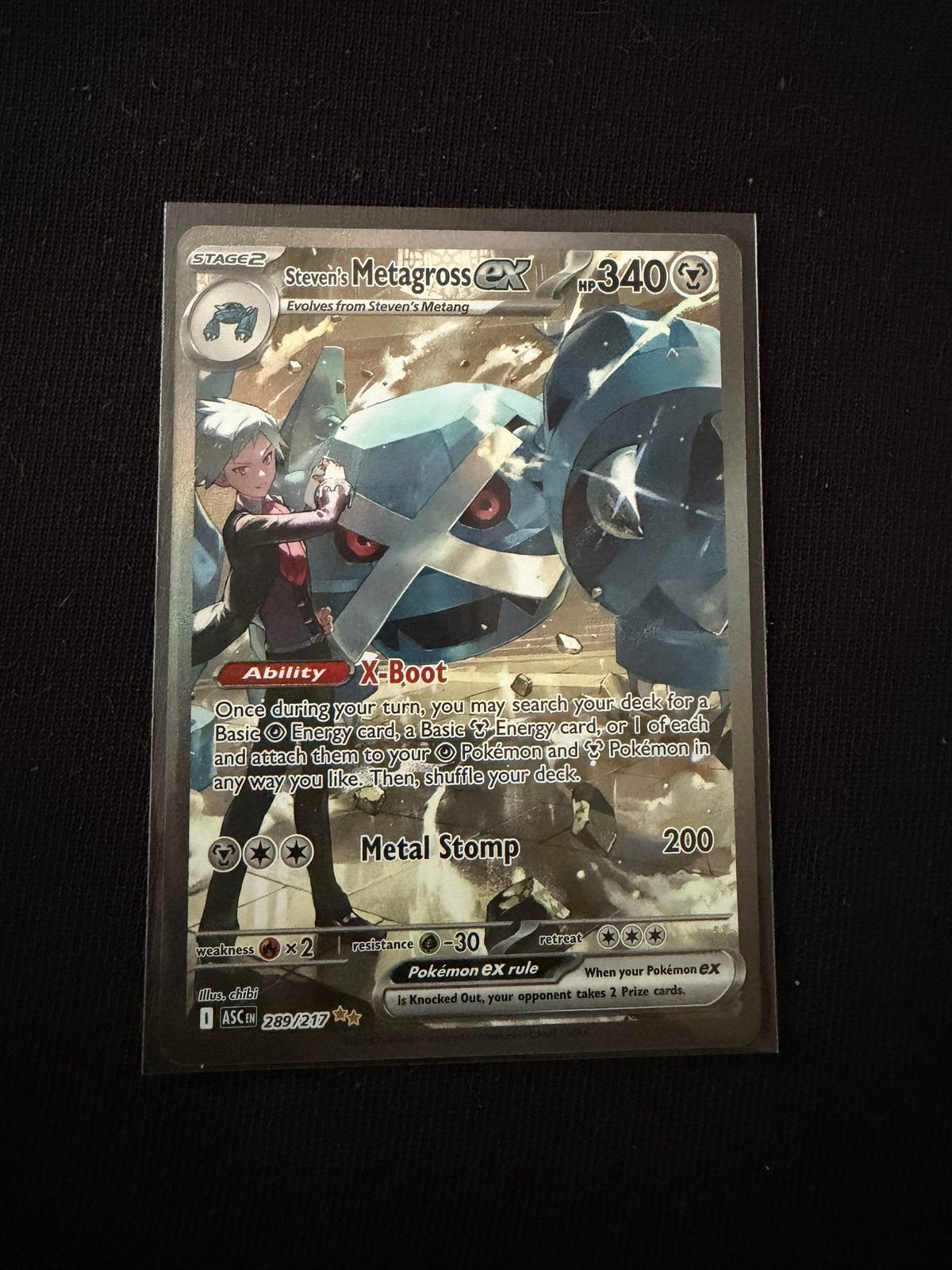 Steven’s Metagross ex ascended heroes, Ophalen, Zo goed als nieuw