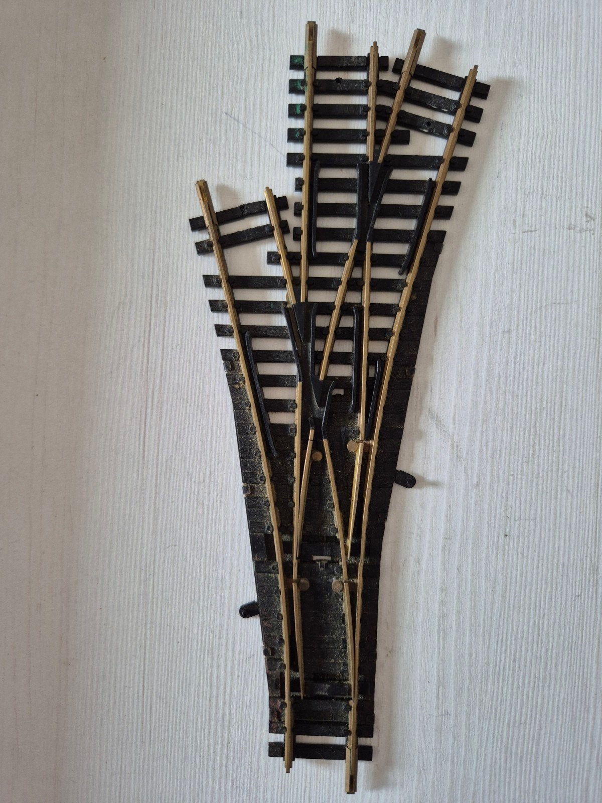 12 Fleischmann H0 wissels 6044/6057, Gebruikt, Gelijkstroom, Fleischmann, Rails