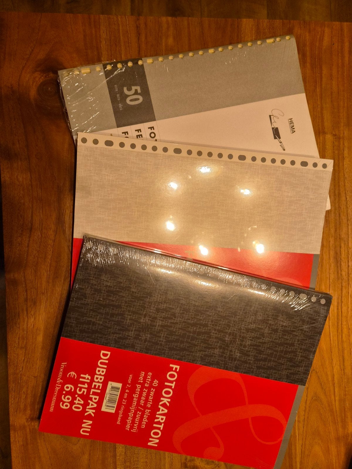 Fotobladen karton en Foto mappen, Ophalen of Verzenden, Nieuw
