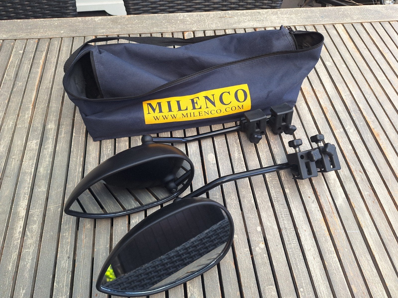 Milenco caravanspiegels - Aero 3, Ophalen of Verzenden, Gebruikt