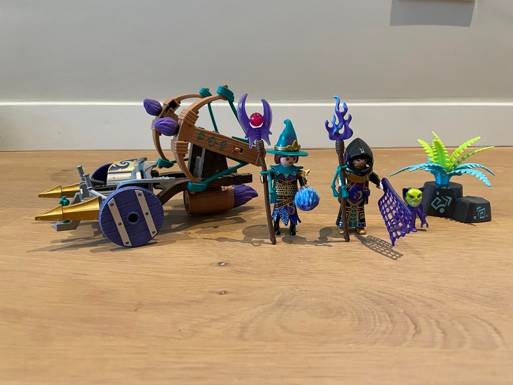 Playmobil Novelmore Violet Vale Demonen-vangwagen – 70748, Kinderen en Baby's, Speelgoed | Playmobil, Ophalen of Verzenden, Zo goed als nieuw