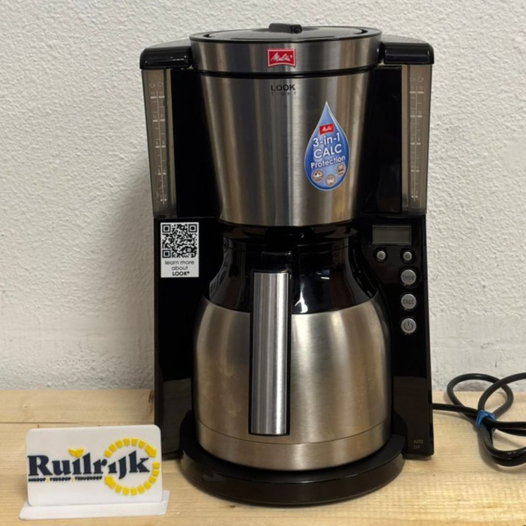 Melitta Look V Therm Timer koffiezetapparaat filterkoffie, Flex Ltd., Zo goed als nieuw, https://flex.com/contact-us, Nobelstraat 10, 5807 GA Oostrum LB, Limburg, Nederland