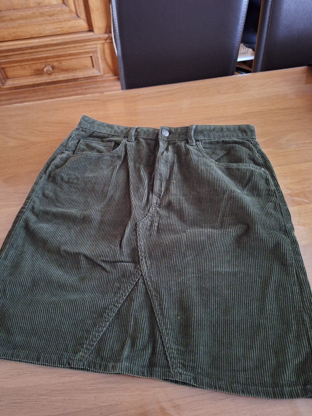 dames rib rokje Hema groen maat  L, Maat 42/44 (L), Ophalen of Verzenden, Zo goed als nieuw, Hema