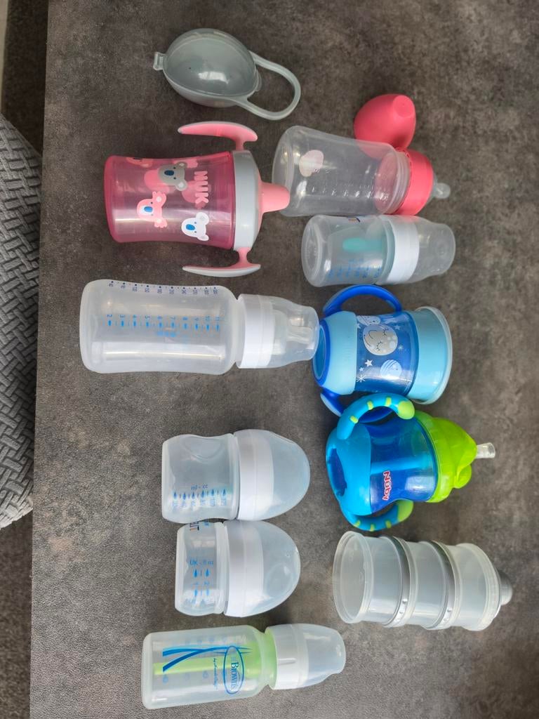 Baby voeding water flessen zgan - Diverse merken, Ophalen of Verzenden, Zo goed als nieuw, Overige typen