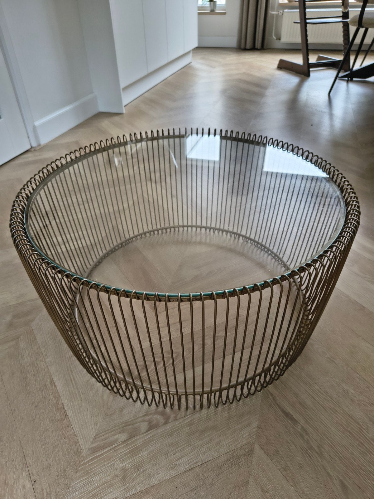 Salontafel met glazen blad, Ophalen, 50 tot 100 cm, 50 tot 100 cm, Minder dan 50 cm