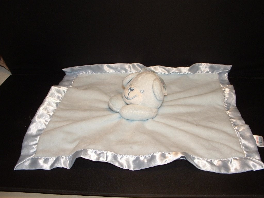 SOFT TOUCH BEER KNUFFELDOEK VELOURS ZACHT BLAUW MET, Ophalen of Verzenden, Nieuw, Overige typen