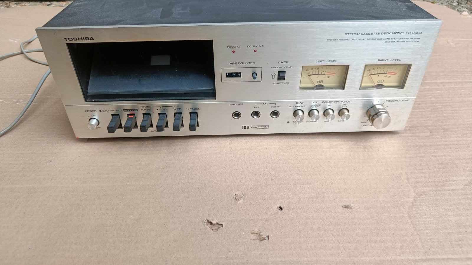 Toshiba PC-3060 Stereo Cassettedeck - Vintage Audio, Ophalen of Verzenden