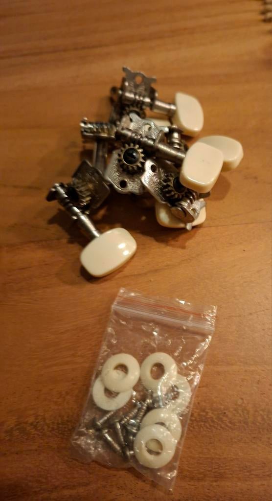 Gitaar stemmechanieken set (6 stuks), Muziek en Instrumenten, Instrumenten | Onderdelen, Ophalen of Verzenden, Nieuw, Akoestische gitaar