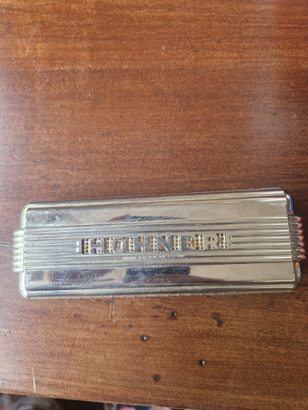 Hohner Echo Elite Mondharmonica met doosje, Muziek en Instrumenten, Gebruikt, Overige typen, Ophalen of Verzenden, Met koffer of doosje