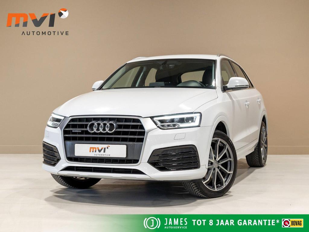 Audi Q3 2.0 TFSI quattro Design / 220pk / Trekhaak / Achteru, Auto's, Automaat, Gebruikt, 4 cilinders, Wit