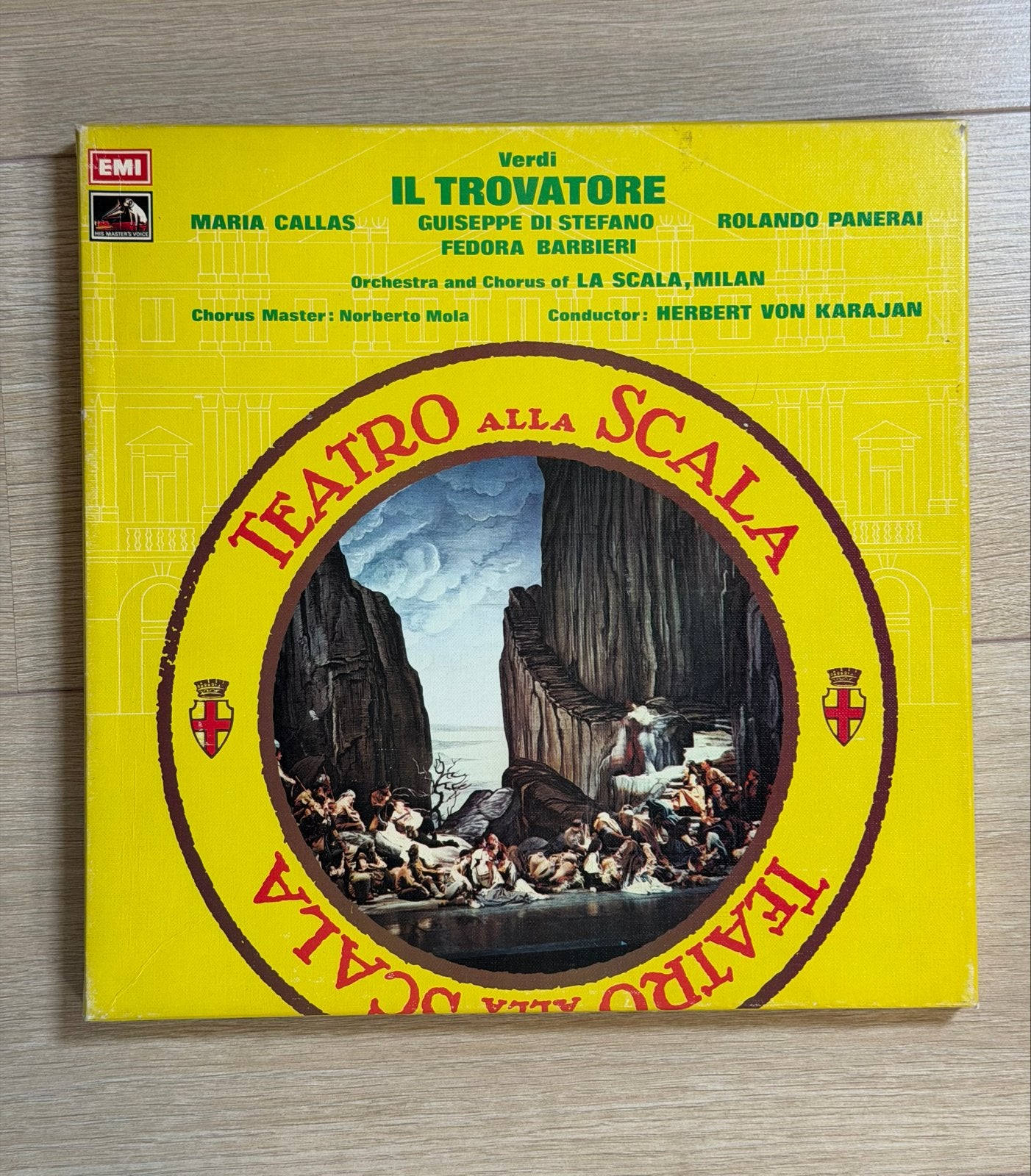 Verdi - Il Trovatore - Maria Callas - EMI LP Boxset, Gebruikt, Boxset, Verdi, Opera of Operette