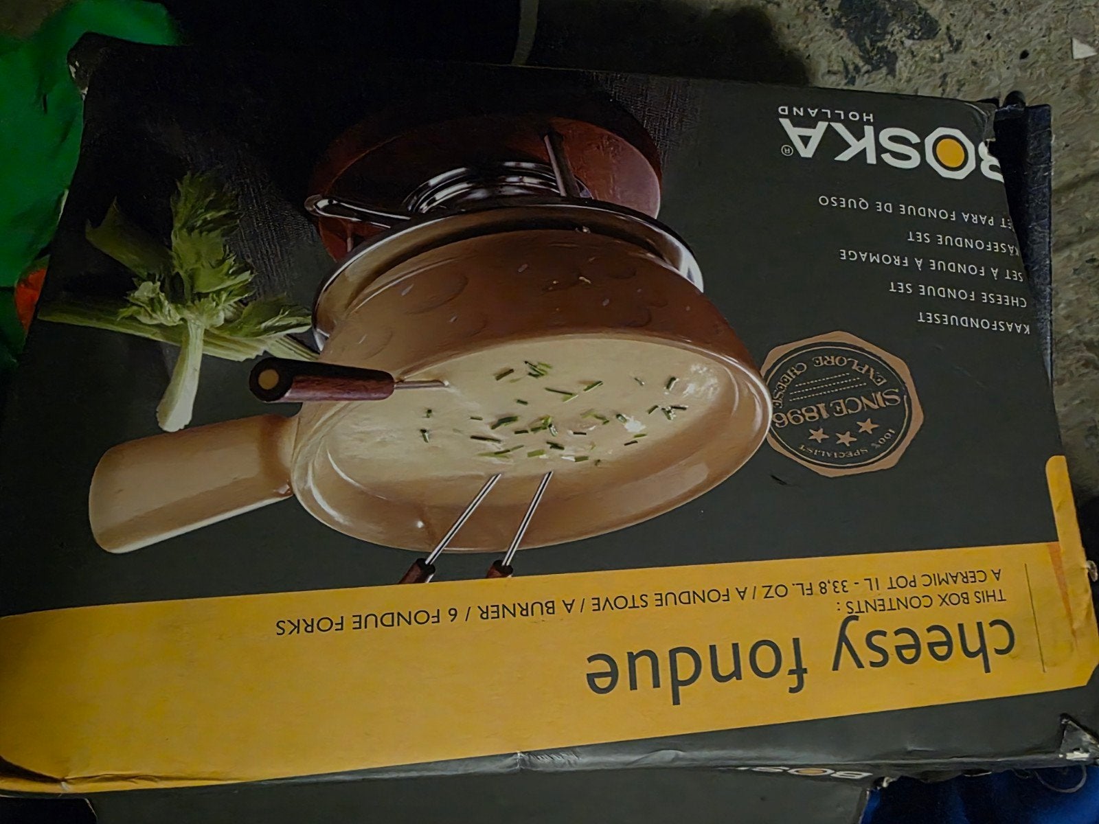 Boska Cheesy Fondue Set, Witgoed en Apparatuur, Fonduesets, Ophalen of Verzenden, Nieuw, Gas, Fondueset