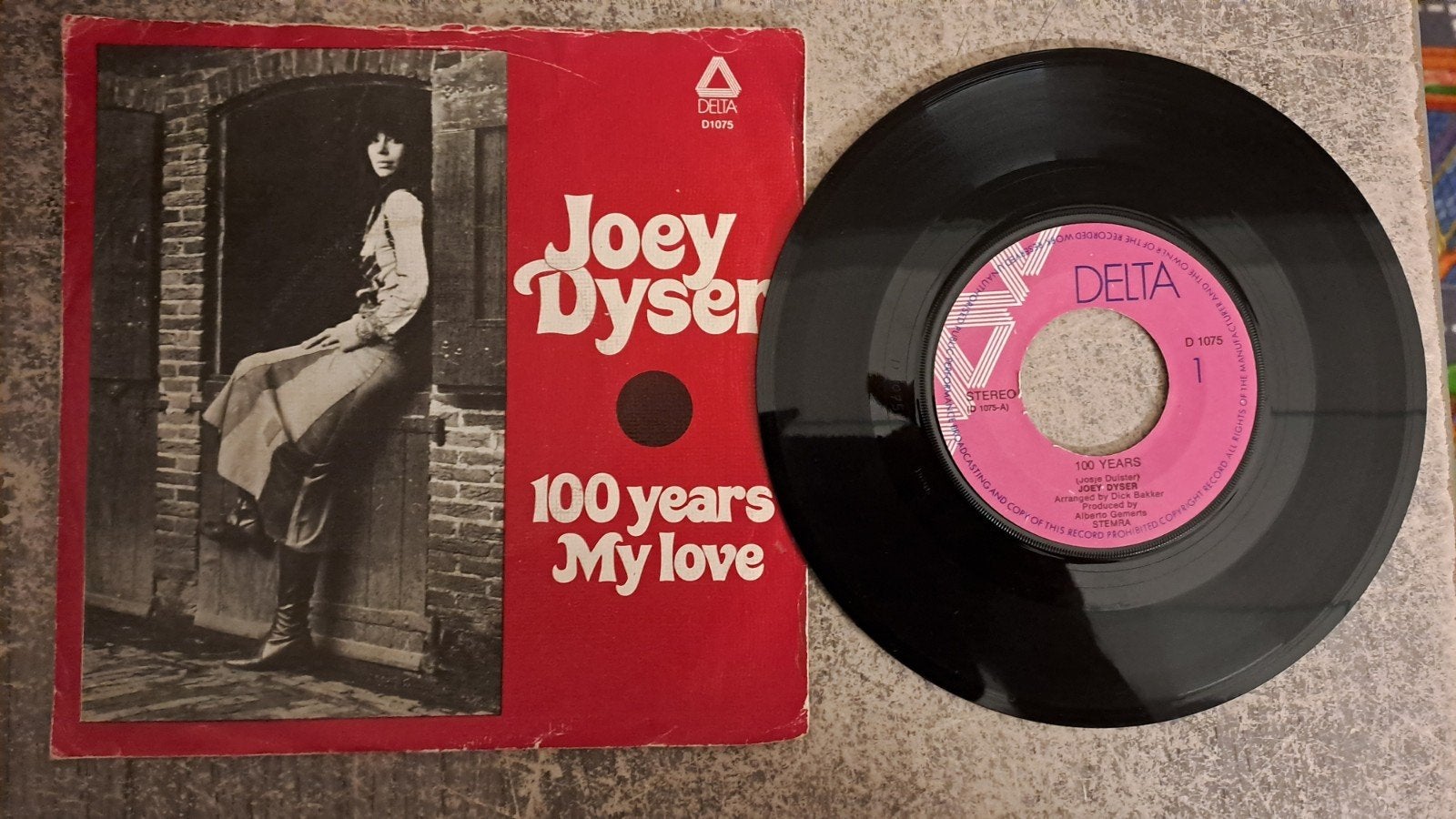 Joey dyser  - 100 years, Cd's en Dvd's, Gebruikt, 7 inch, Pop, Fotohoes