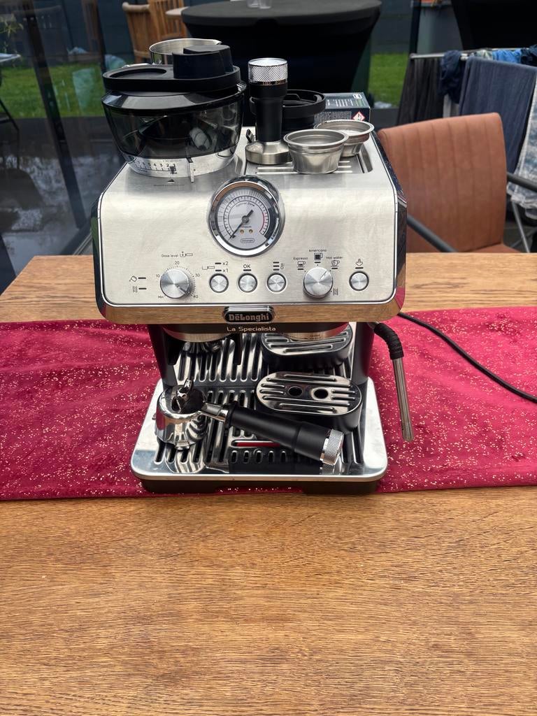 De'Longhi La Specialista Espressoapparaat met bonenmaler, Ophalen of Verzenden, Zo goed als nieuw, 25 tot 50 cm, Minder dan 100 cm