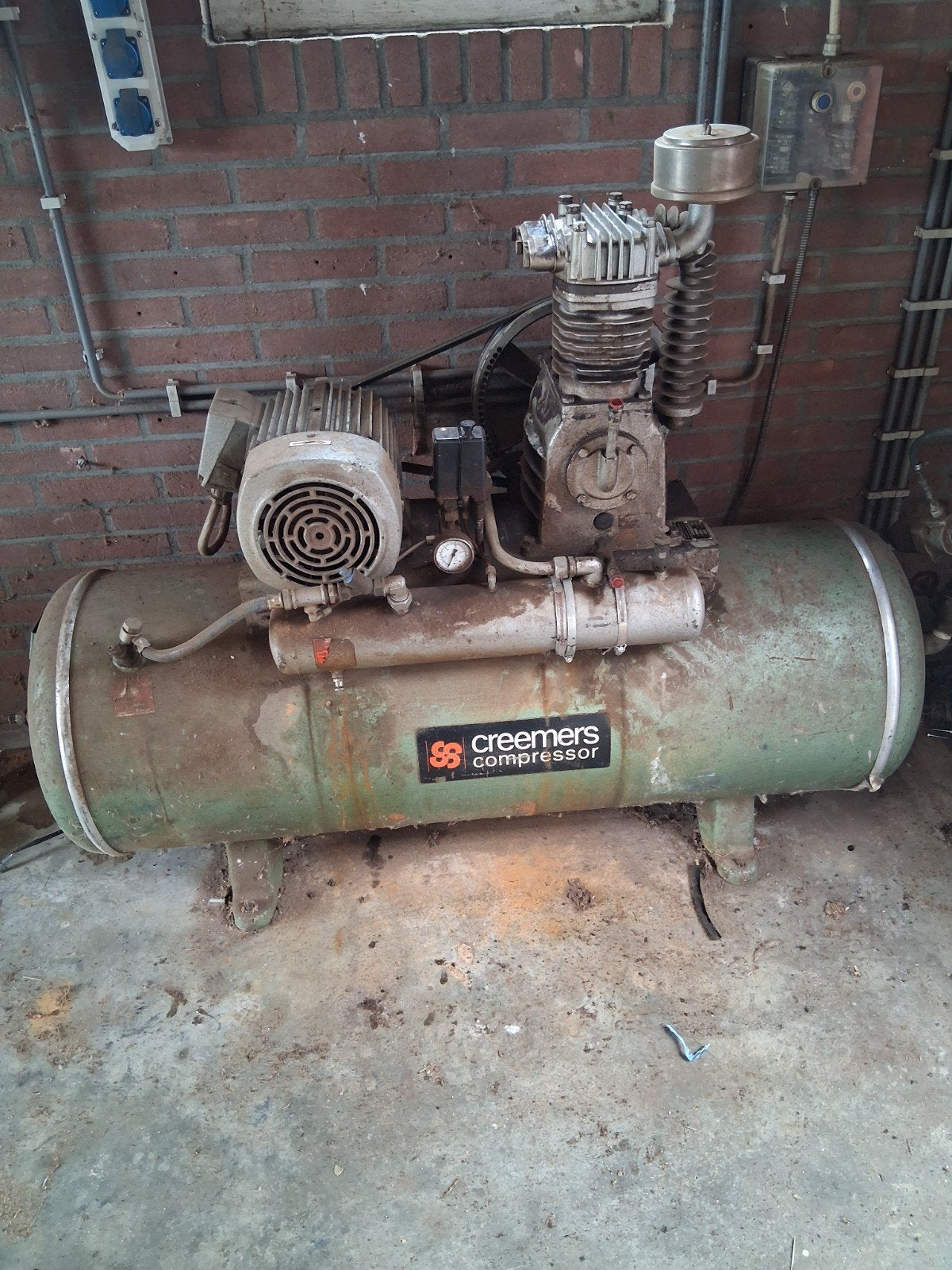 Lucht compressor, 100 liter of meer, Ophalen of Verzenden, Minder dan 200 liter/min