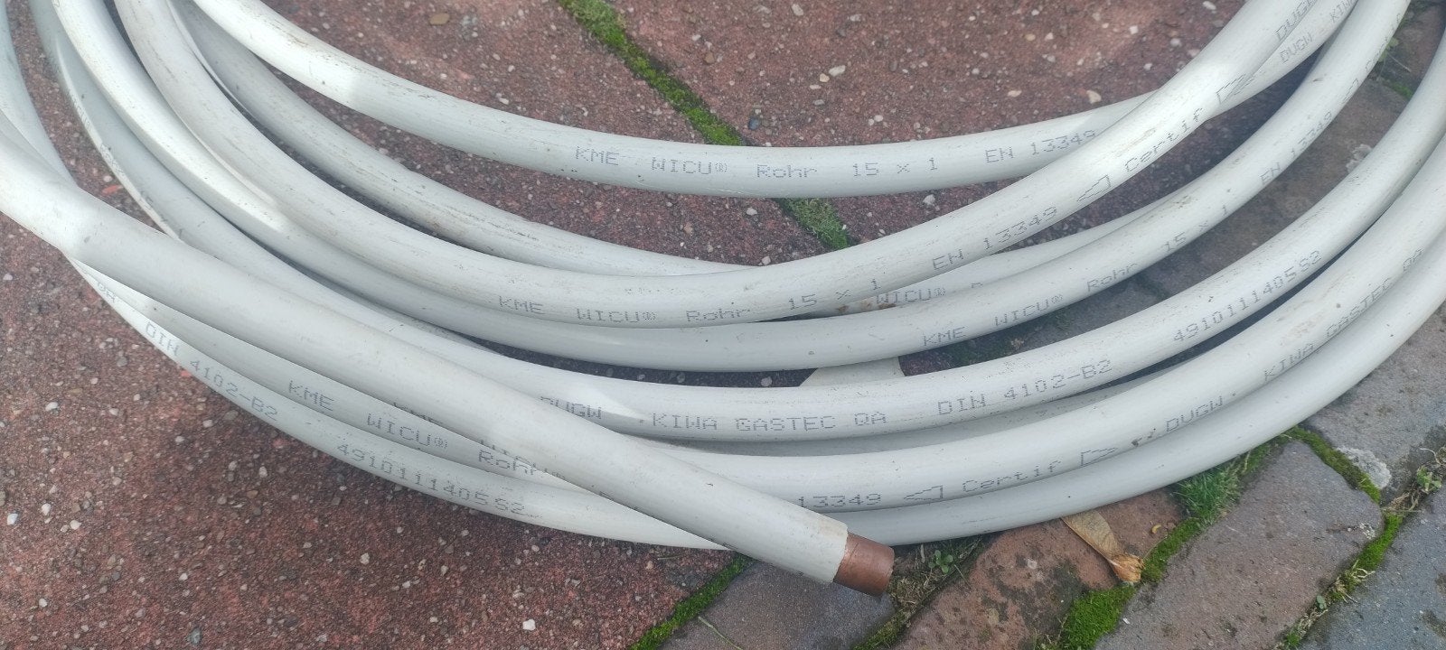 WICU Koperen Buis 15mm - Geïsoleerd, Ophalen, Overige materialen, Minder dan 20 mm, 6 meter of meer