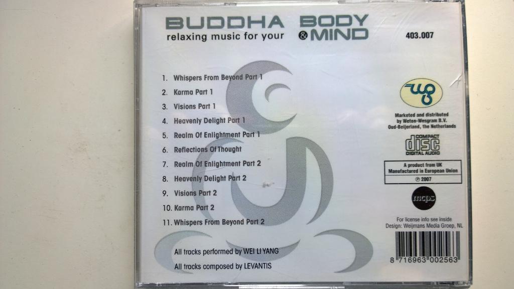 Wei Li Yang - Buddha Relaxing Music For Your Body & Mind, Ophalen of Verzenden, Zo goed als nieuw, Overige typen