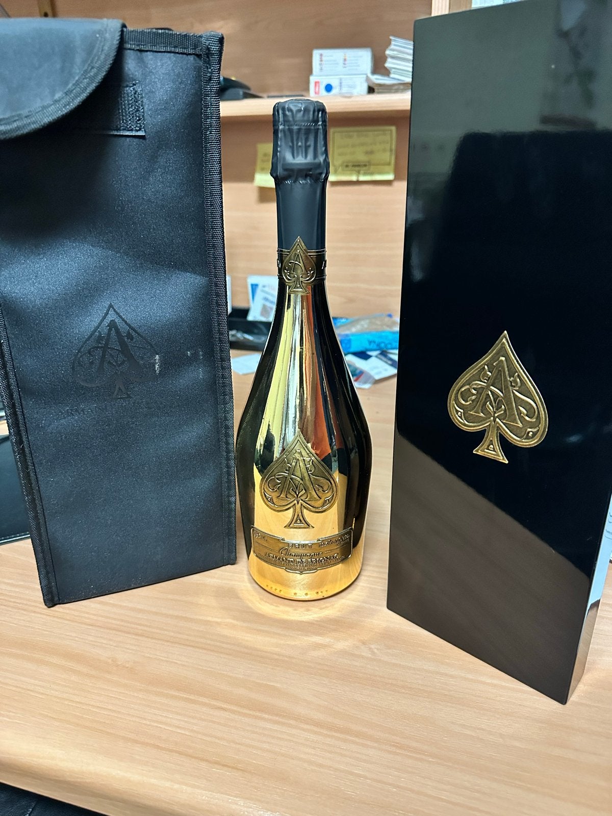 Armand de Brignac Brut Champagne - Limited Edition, Ophalen of Verzenden, Zo goed als nieuw, Frankrijk, Champagne