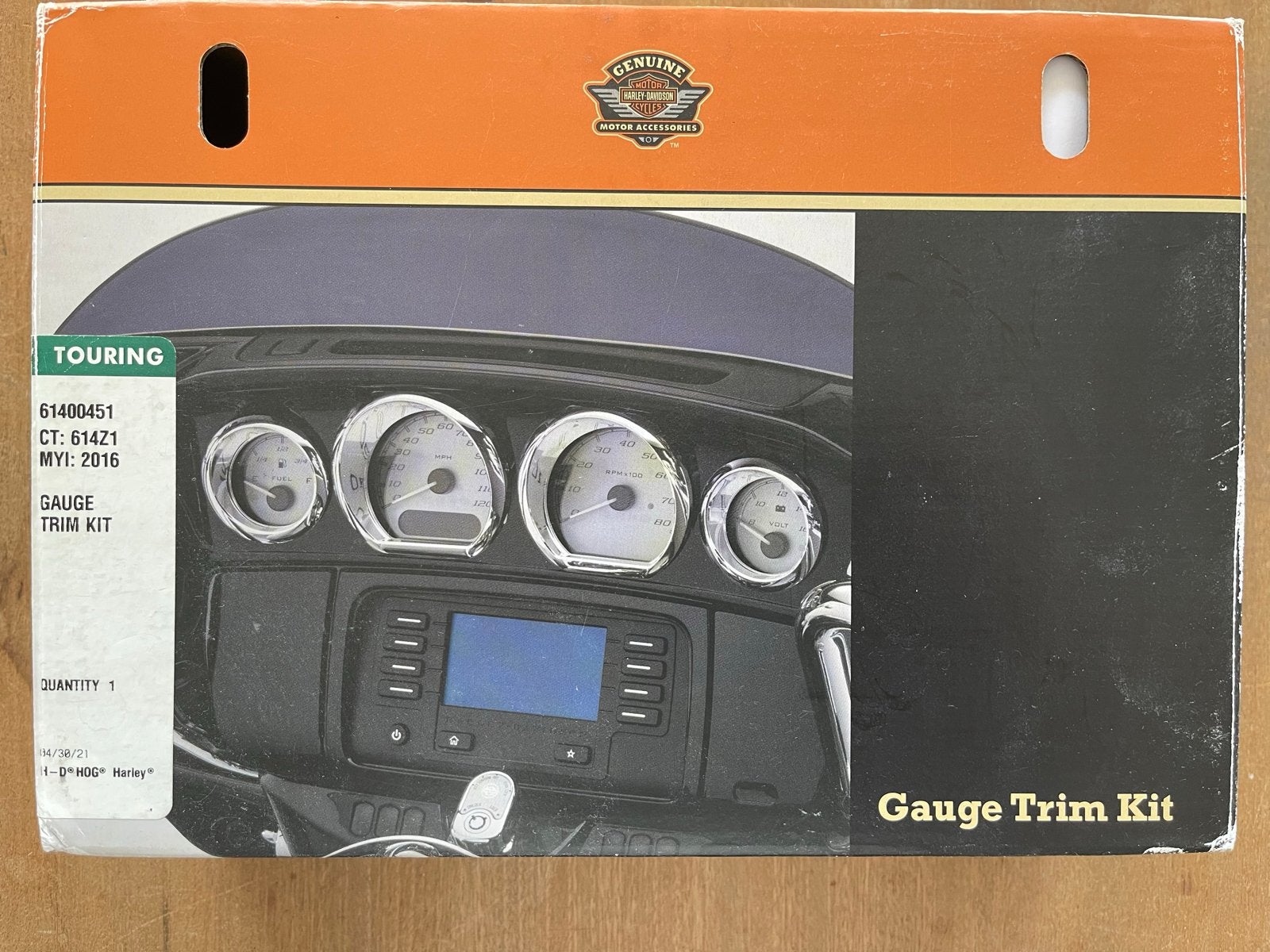 Harley-Davidson Gauge Trim Kit 61400451 Sierringen meters, Ophalen of Verzenden, Nieuw