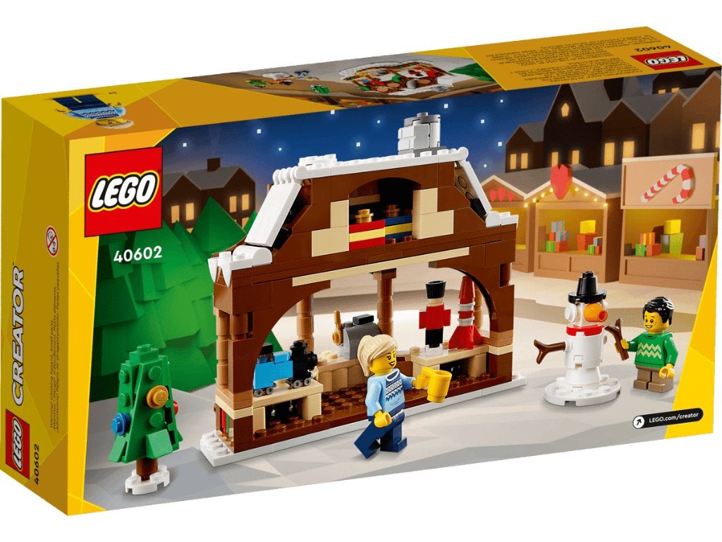 Lego Winterse Markt Kraam nr. 40602.Voor je Kerst Winterdorp, Lego, Inclusief accessoires, Ophalen of Verzenden, Zo goed als nieuw