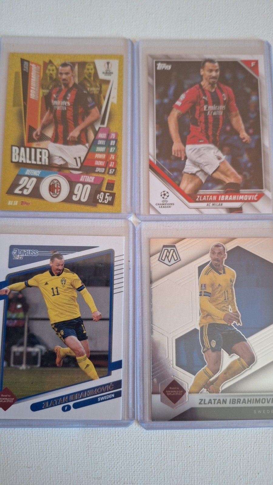 Zlatan Ibrahimovic Voetbal Kaartjes Collectie, Verzamelen, Sportartikelen en Voetbal, Ophalen of Verzenden, Zo goed als nieuw