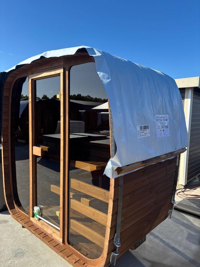 Design Barrelsauna 125 cm I Thermohout I Direct beschikbaar, Ophalen, 8431 NA, Buurstede 17, Wellness4Fun, Fins of Traditioneel