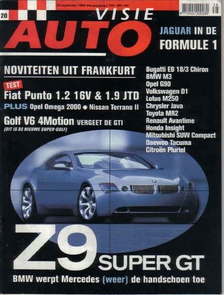 Autovisie 20 1999 : Alfa Romeo Spider - Fiat Punto ELX - VW, Ophalen of Verzenden, Gelezen, Algemeen
