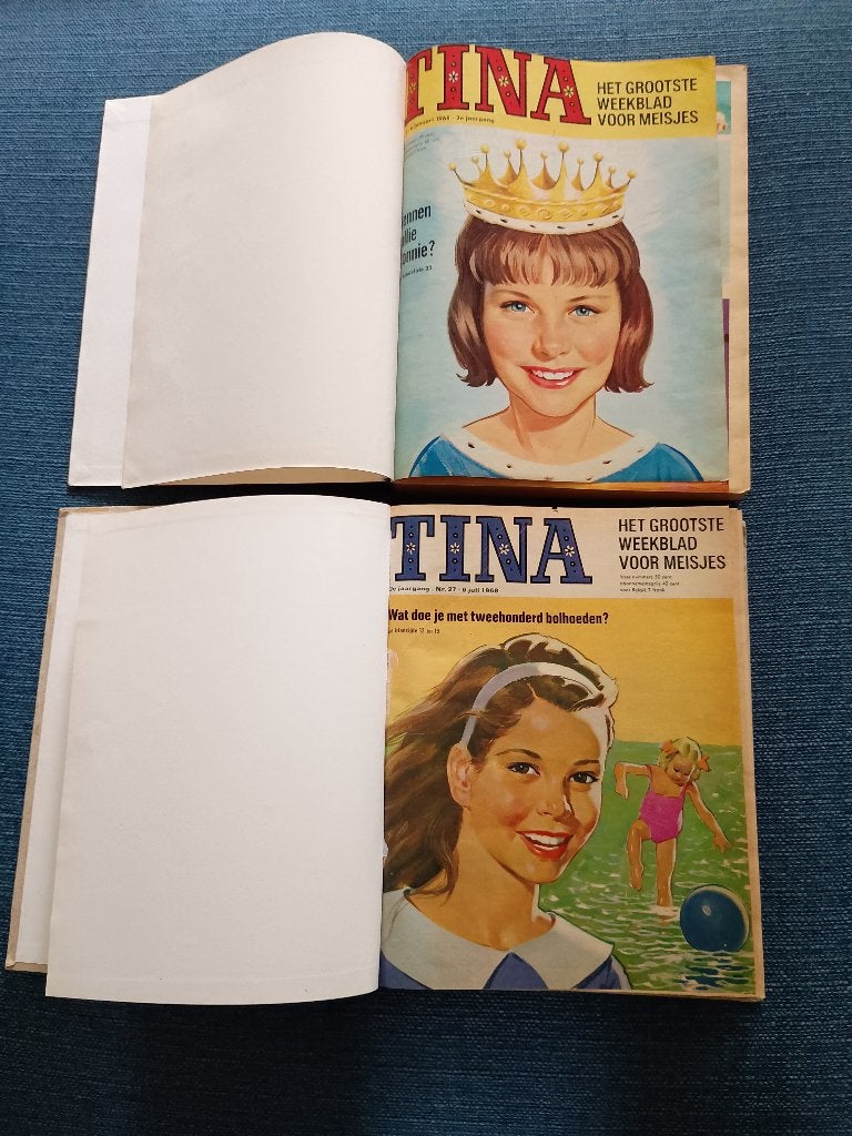 Prachtige Jaargang Tina 1968 –ingebonden  in NIEUWSTAAT!, Ophalen of Verzenden, Zo goed als nieuw, Overige typen