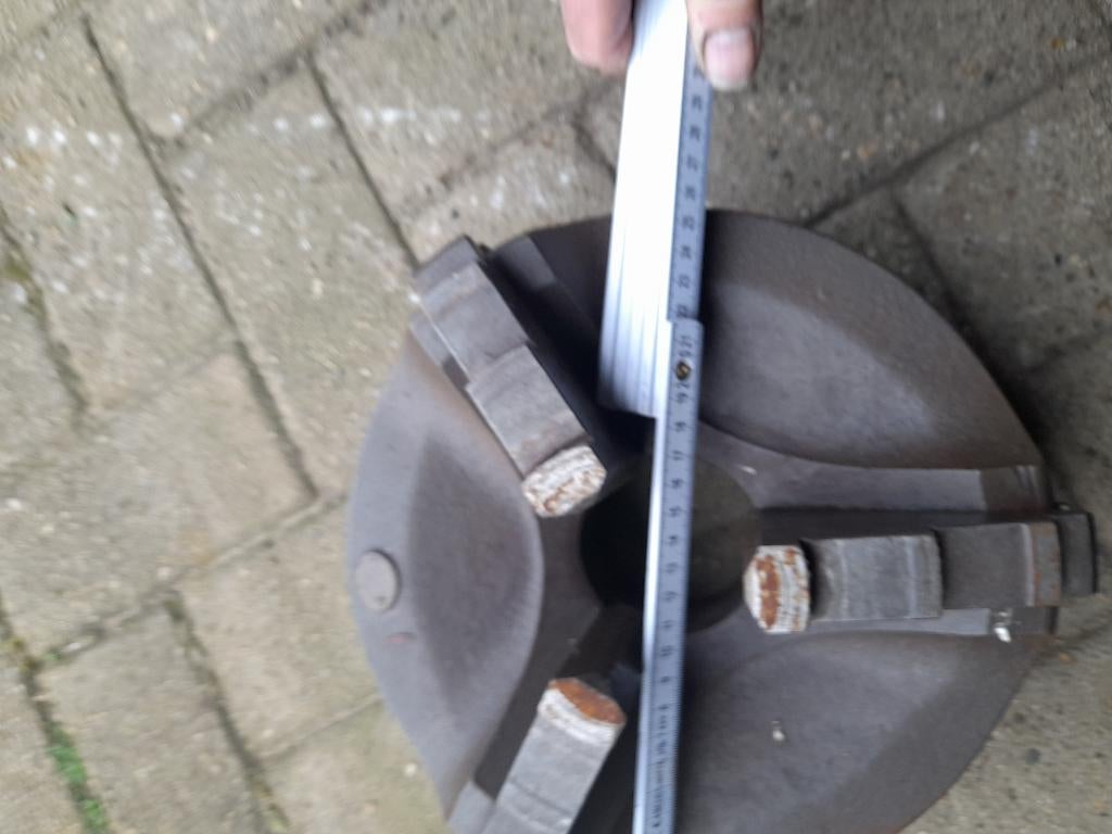 klauwplaat, Ophalen of Verzenden, Gebruikt, Metaaldraaibank