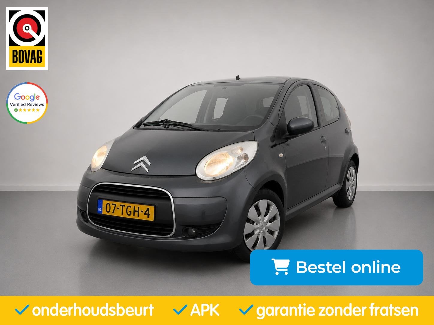 Citroen C1 1.0-12V Selection| Airco|Radio/MP3 speler|5DRS|Ri, Voorwielaandrijving, Euro 5, Stof, Gebruikt
