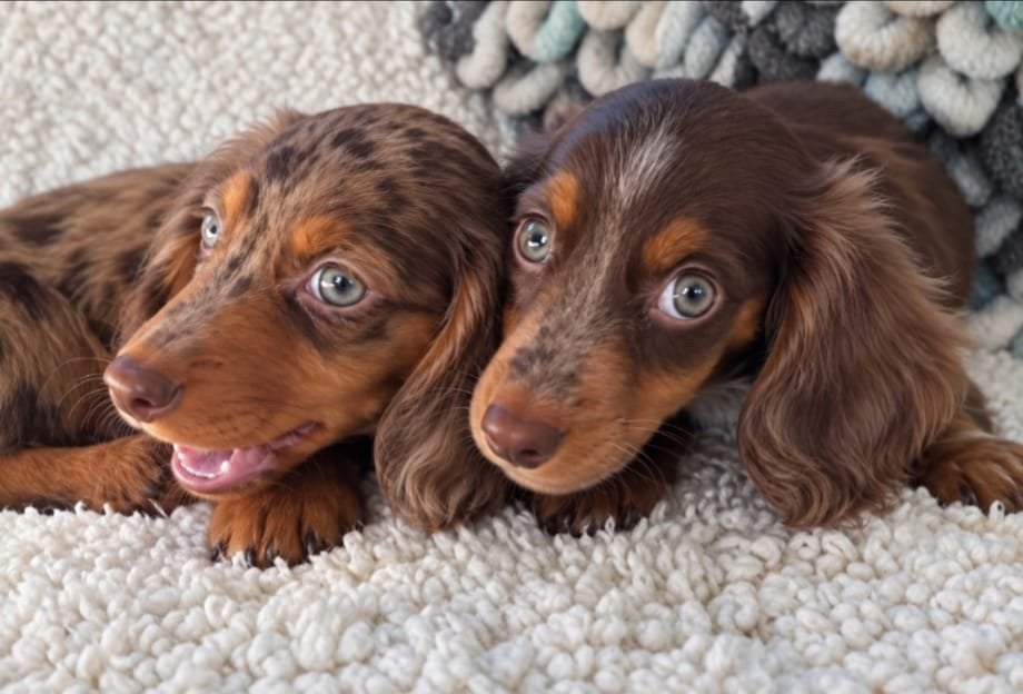 Exclusieve langharige teckelpups, 8 tot 15 weken, Dwerg, Langhaar, Meerdere