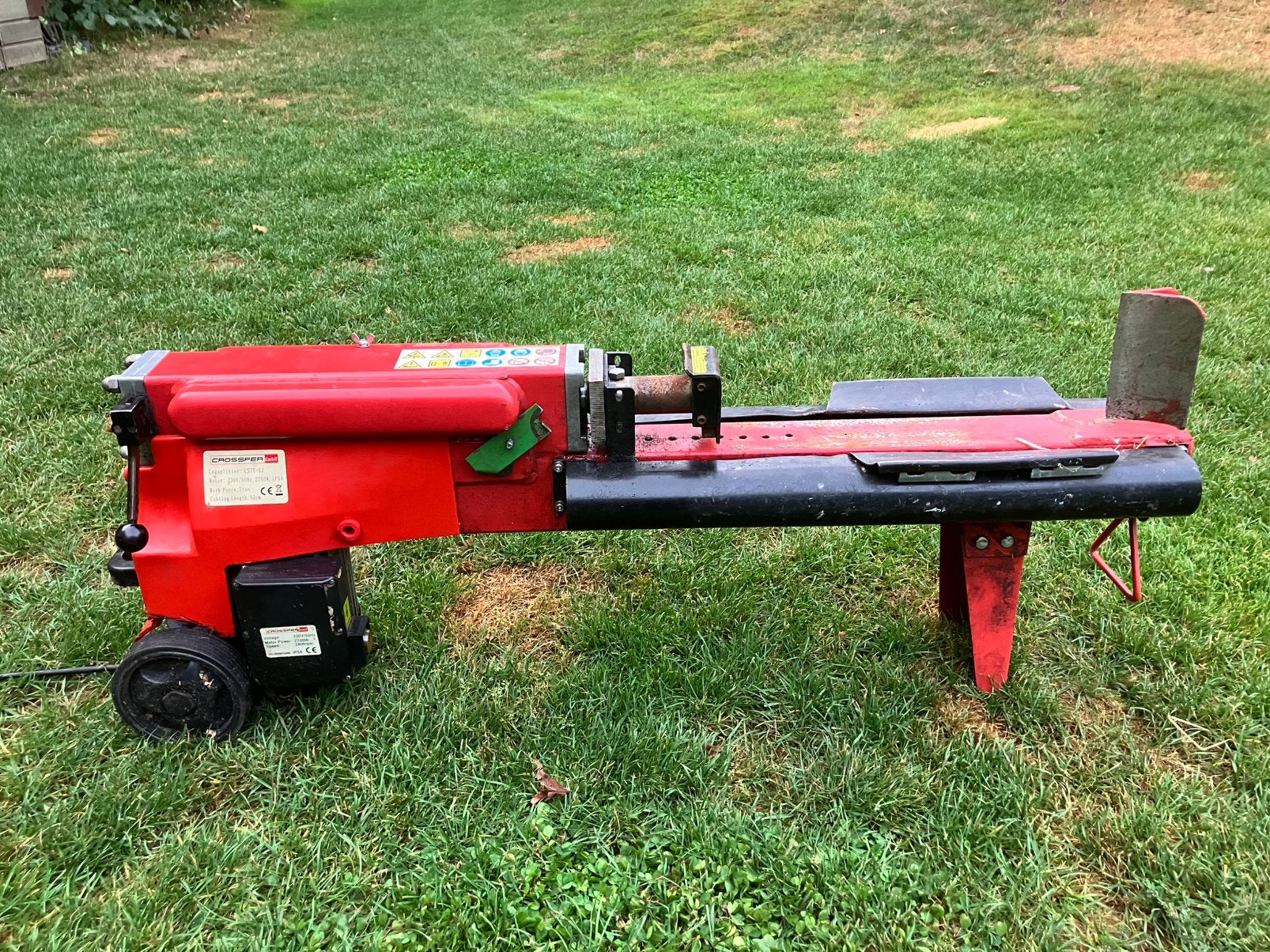 Crossfer 7 Tons Houtklover, Tuin en Terras, Kloofmachines, Ophalen, Gebruikt, Elektrisch, Liggend