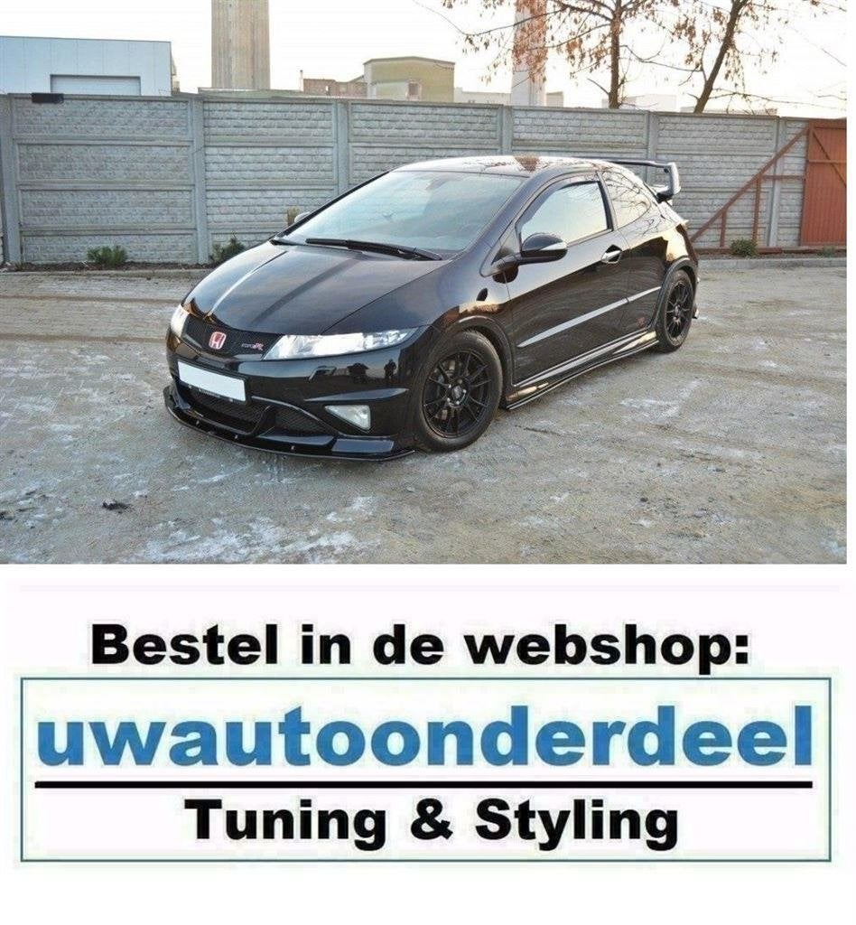 Maxton Spoiler Lip Splitter Voor Honda Civic MK8 Type R, Auto diversen, Verzenden, Automotive Parts, A.parts@hotmail.nl, Trasmolenlaan 12 3447 GZ Woerden