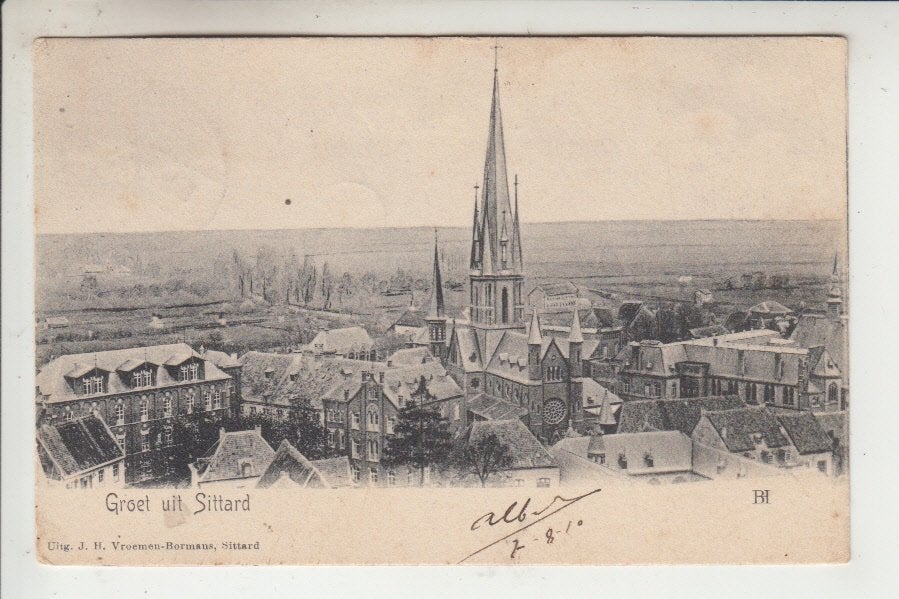 Sittard, Groet Uit, Ophalen of Verzenden, Voor 1920, Gelopen, Limburg