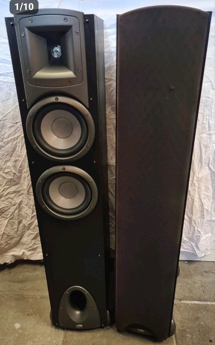 Klipsch senergy f2 luidsprekers 100 watt, Vloerstaande luidspreker, Gebruikt, Ophalen, 150 watt of meer