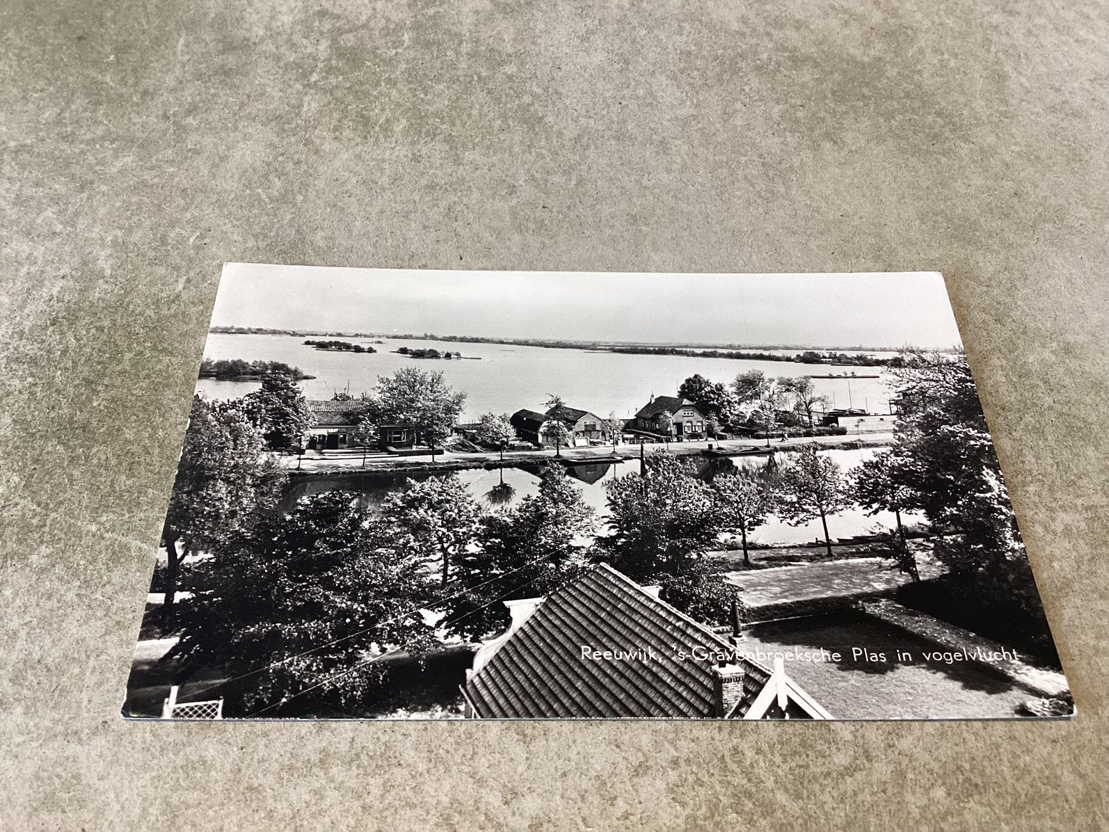 Reeuwijk.     Panorama ‘s Gravenbroeksche Plas.  1959, Ophalen of Verzenden, 1940 tot 1960