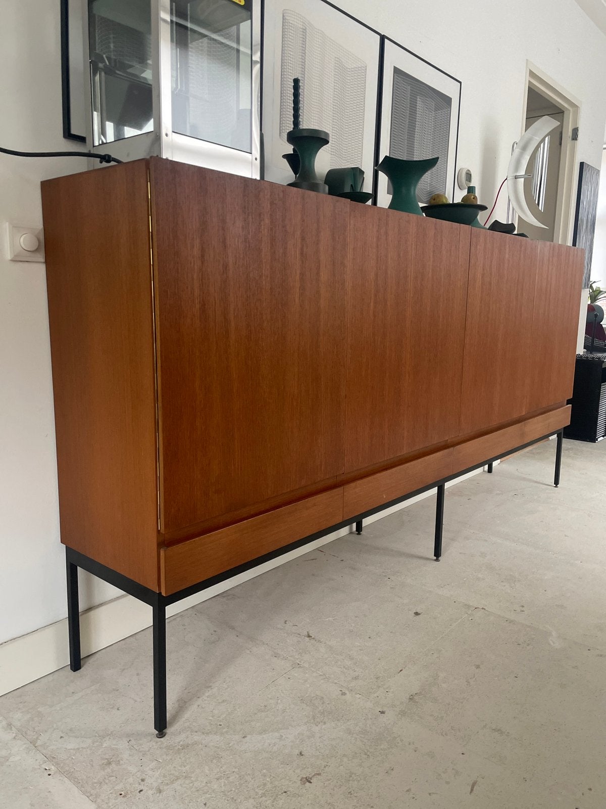 Mid-Century Dressoir, Huis en Inrichting, Ophalen of Verzenden, Zo goed als nieuw, 25 tot 50 cm, 100 tot 150 cm