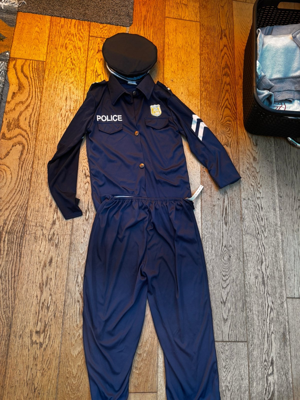 Politiepak S voor 12-14 jaar, Ophalen, Zo goed als nieuw, Maat 34 (XS) of kleiner, Zwart